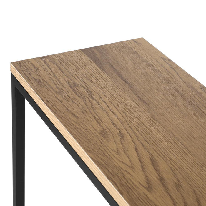 Pax Romana Marble Effect Top Console Table | Modern Sleek Entry Hallway Table