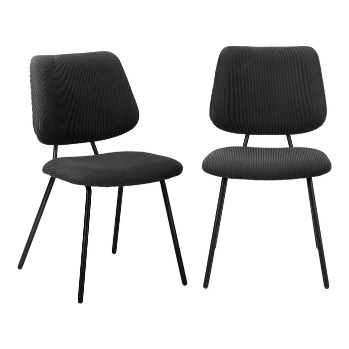 Set of Two Ferrara Fabric Dining Chairs | Premium Boucle or Fabric Dining Chair Set