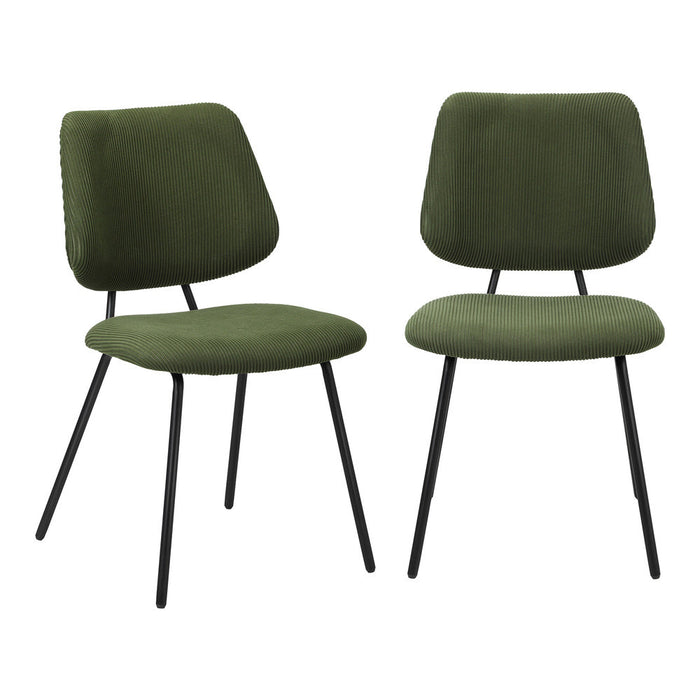 Set of Two Ferrara Fabric Dining Chairs | Premium Boucle or Fabric Dining Chair Set