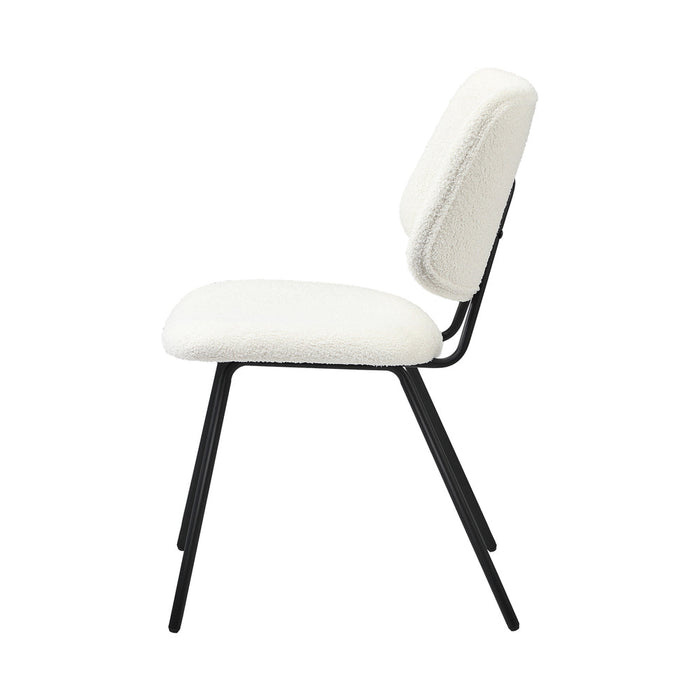 Set of Two Ferrara Fabric Dining Chairs | Premium Boucle or Fabric Dining Chair Set