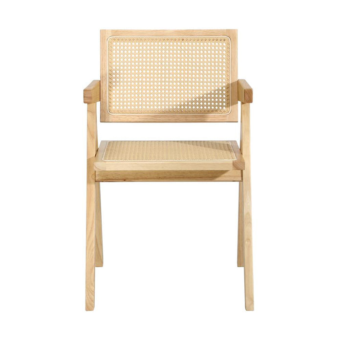 Set of Two Amolfo Designer Dining Chairs | Retro Style Wooden Variety Dining Chairs