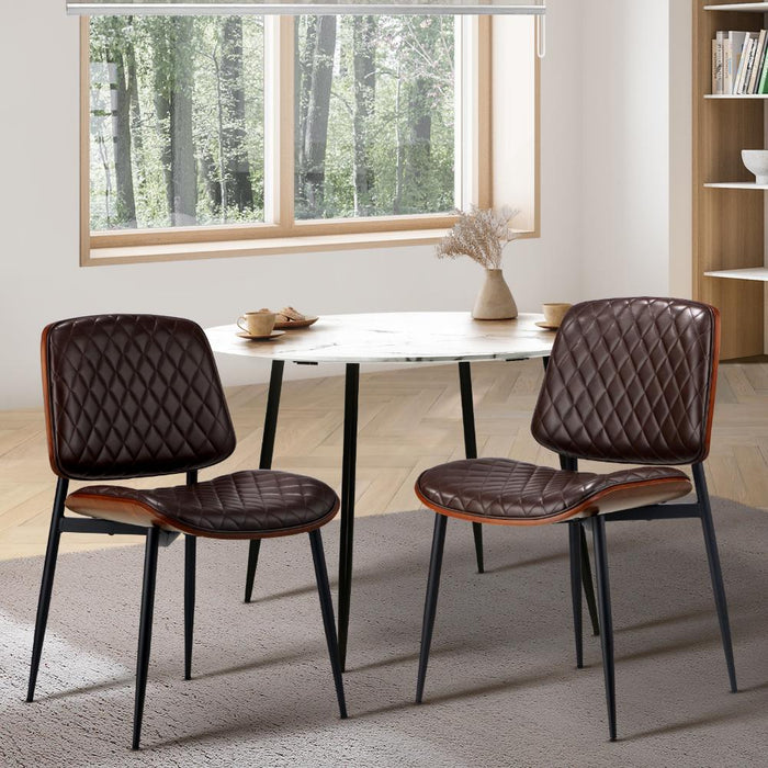 5 or 7 Piece Miami Eamos 120cm Marble Table Dining Set | Retro Metal Wood Dining Table Set