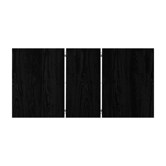 Luxe Nero Black Extendable Dining Table Set | 5-7 Seater Premium Modern Dining Table Set