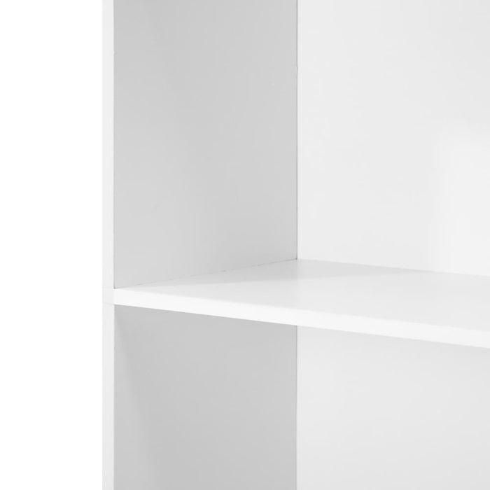 Milanese 5 Tier Wooden Display Unit | Modern Wooden Bookshelf Storage Shelving Unit