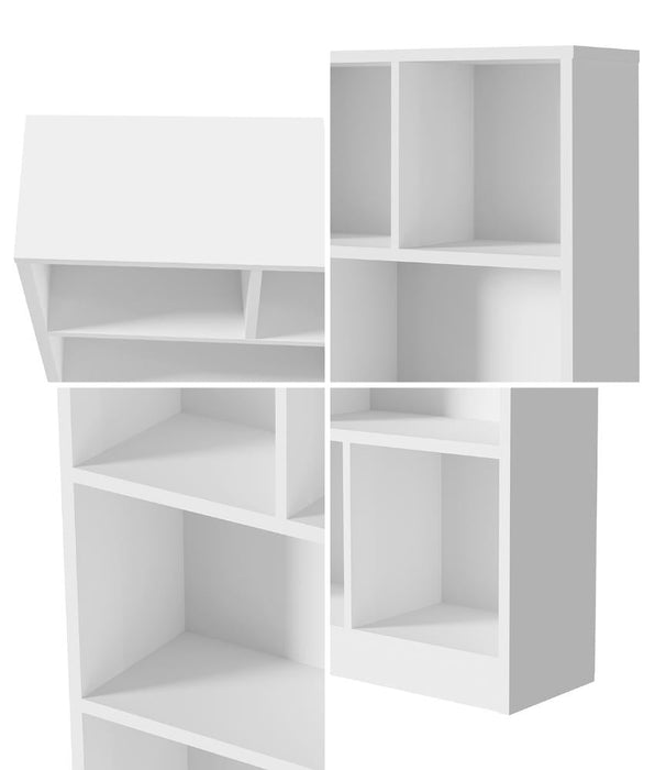 Milanese 8 Cube Wooden Display Unit | Modern Wooden Bookshelf Storage Shelving Unit