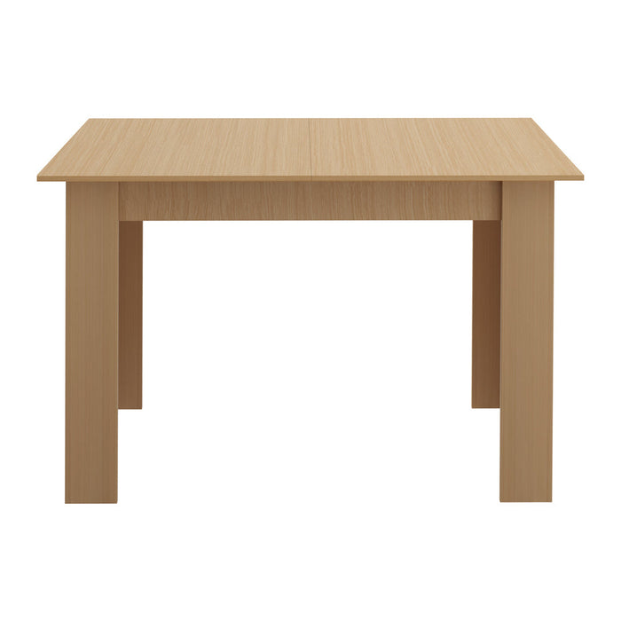 Bianco Nuovo Extendable 120-160cm Dining Table | Wooden Finish Modern Kitchen Table