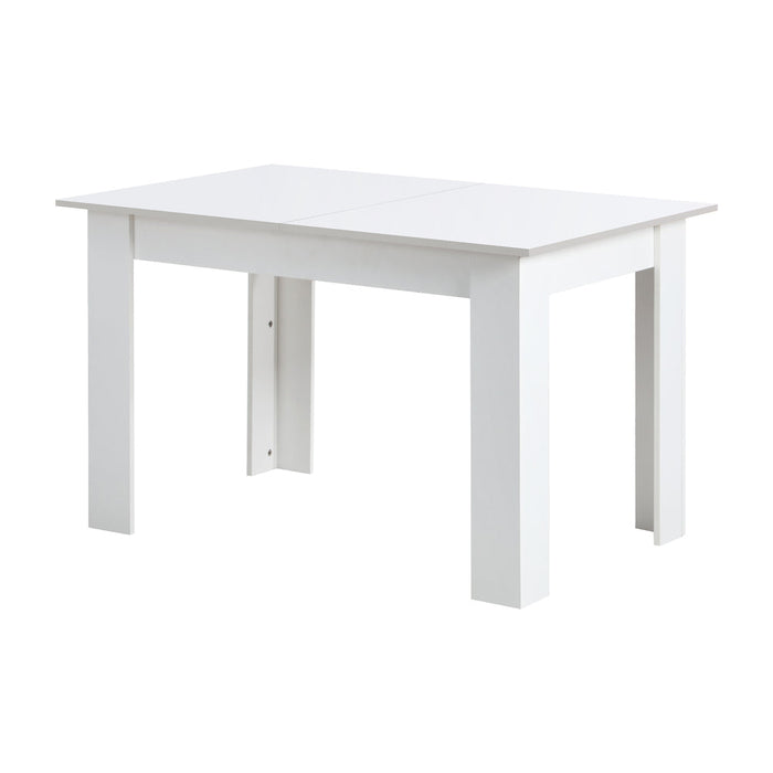 Bianco Nuovo Extendable 120-160cm Dining Table | Wooden Finish Modern Kitchen Table