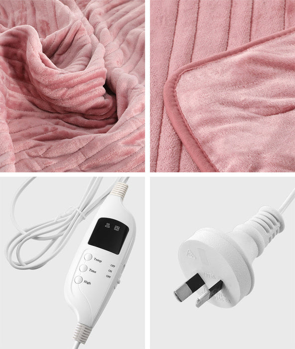 Nuvola Super Warm Electric Heated Blanket with Auto Off | 9 Heat Setting Fleece Electric Blanket