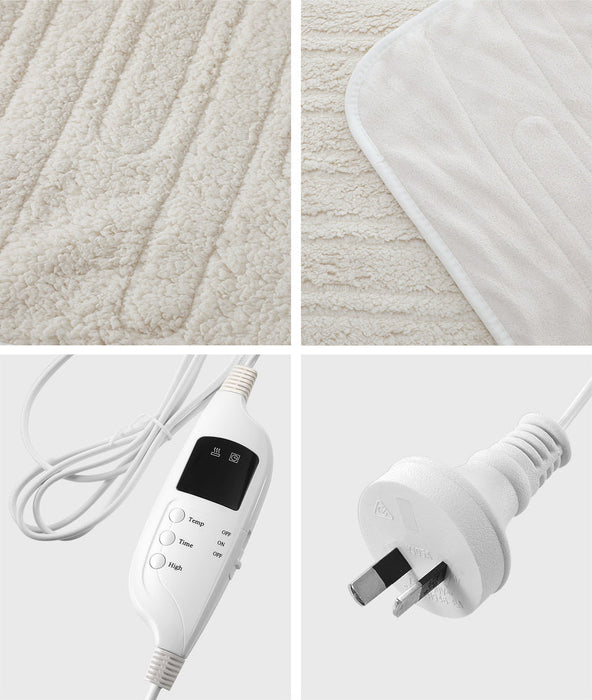 Nuvola Super Warm Electric Heated Blanket with Auto Off | 9 Heat Setting Fleece Electric Blanket
