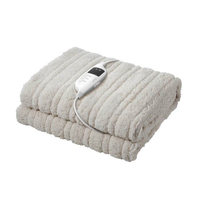 Nuvola Super Warm Electric Heated Blanket with Auto Off | 9 Heat Setting Fleece Electric Blanket