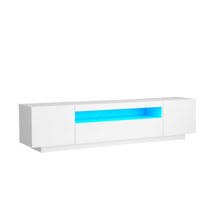 Markus LED 16 Light TV Cabinet 180cm Entertainment Unit | Hi Gloss TV Unit Stand