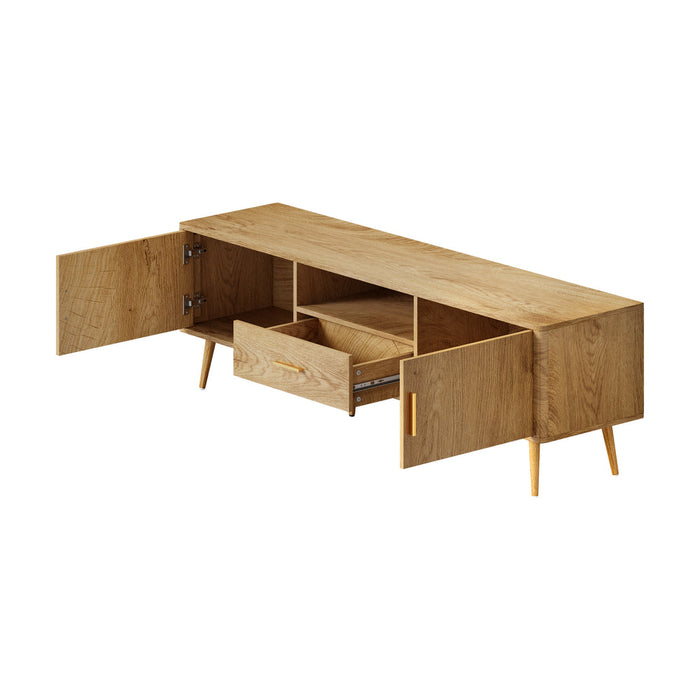 160cm Nordi Luxe TV Entertainment Unit | Scandi TV Cabinet with Storage