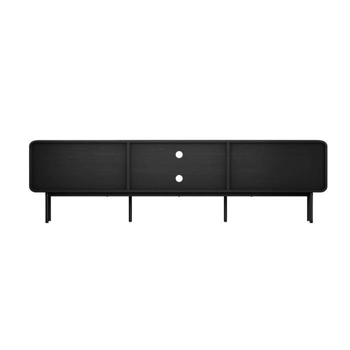 Vesio 180cm Woodgrain TV Unit | Two Door Modern Scandi Look Entertainment Unit
