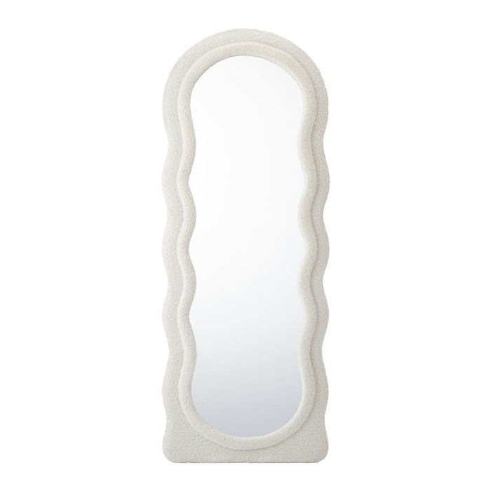 Piazzi Boucle XL Floor or Free Standing Designer Mirror | Abstract 166 x 60cm Feature Décor Mirror