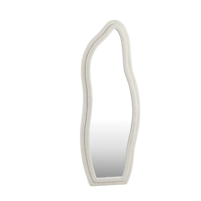 Piazzi Boucle XL Floor or Free Standing Designer Mirror | Abstract 166 x 60cm Feature Décor Mirror