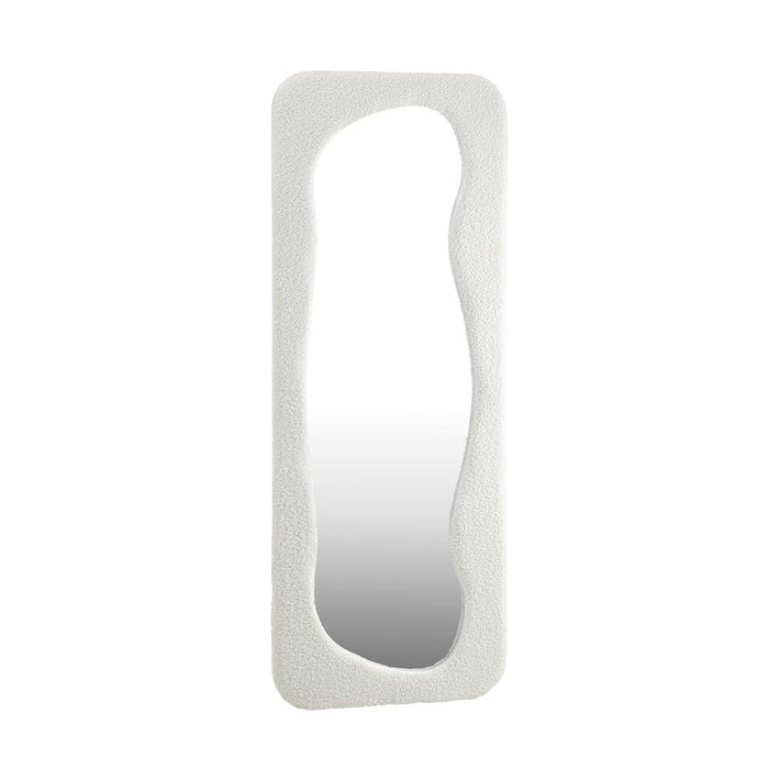 Piazzi Boucle XL Floor or Free Standing Designer Mirror | Abstract 166 x 60cm Feature Décor Mirror