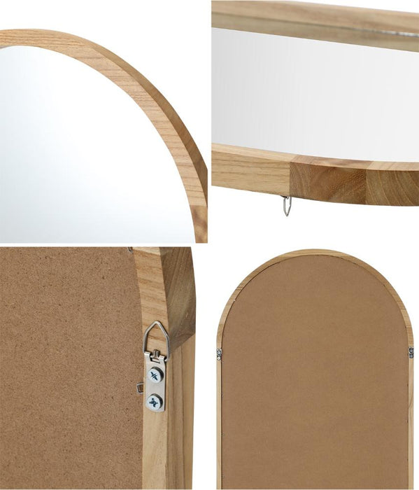 Perose Arched Wall or Floor Designer Mirror | Modern Feature Wall or Floor Mounted Décor Mirror