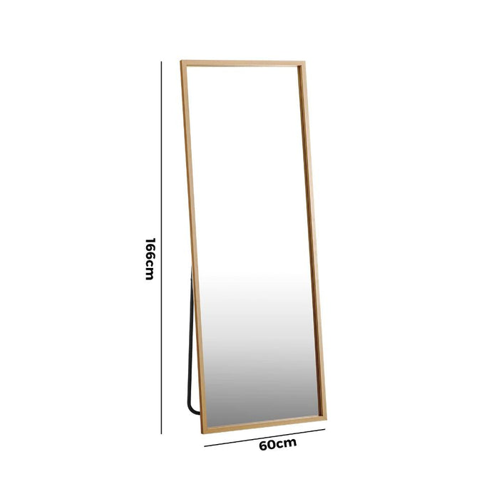 Miloso XL Floor or Free Mounted Mounted Designer Mirror |Rectangular 166 x 60cm Feature Décor Mirror