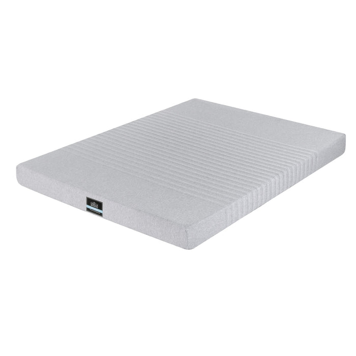 Giselle Bedding Cool Gel Memory Foam Mattress Charcoal 7-Zone Washable Bamboo Cover 15cm Double