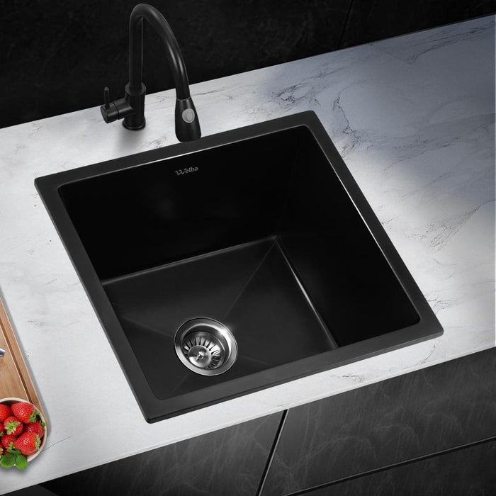 Super High Quality Granite Stone Composite Kitchen Sink in Black or White | Kitchen Laundry Granite Sinks