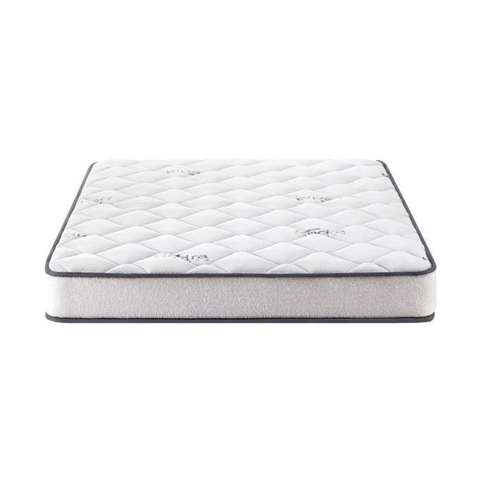 Teddy Boucle 6 Turn Coil Spring Medium Firm 16cm Mattress | Full Body Support Ventialted  Hypo Allergenic Mattress