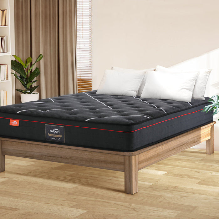 Santo Milo 7 Layer Dreameasy Memory Gel 22cm Mattress | Full Body Support Medium Firm Hypo Allergenic Matrress