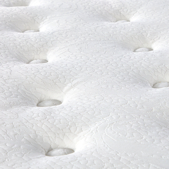 Dreameasy 5 Zone Super Cool Gel Memory Foam Premium 30cm Mattress | 6 Turn Shock Absorbing Medium Firm Hypo Allergenic Matrress