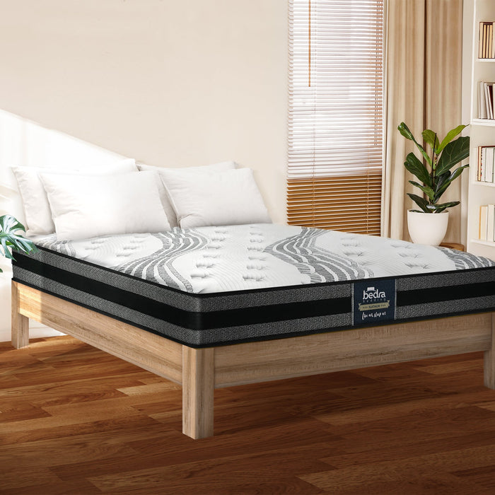 Luxury 7 Layer Bonnel Spring  Support Mattress |Reinforced Edge Ventilated - Medium Firm Mattress by Bedra