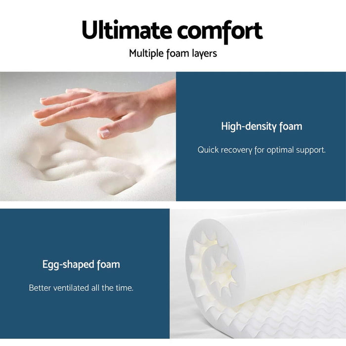 Portessa 7 Zone Zero Disturbance Mattress | 30cm Comfort Support Medium Firm Pocket Spring Mattress