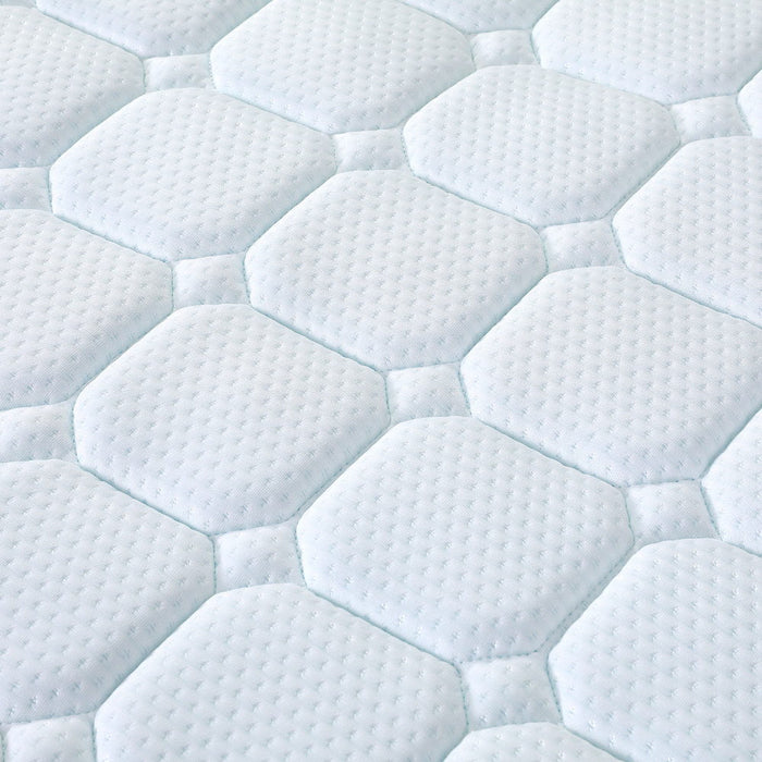 Portessa Io Cool Gel Ventilated Support Mattress | 25cm Comfort Support Medium Firm Bonnell Spring Mattress