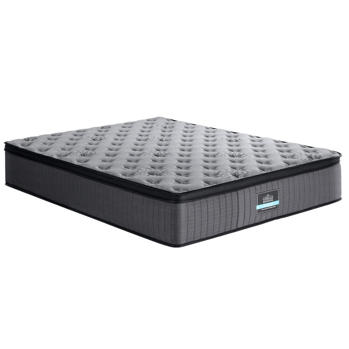 Dreameasy Luxiore Latex Infused Cool Gel 34cm Mattress | Premium Medium Firm Edge Support 5 Zone Mattress