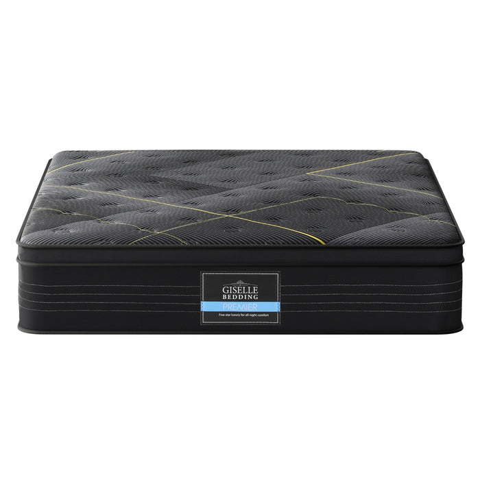 9 Zone 35cm Giselle Mattress Queen Bamboo Pocket Medium Firm Foam