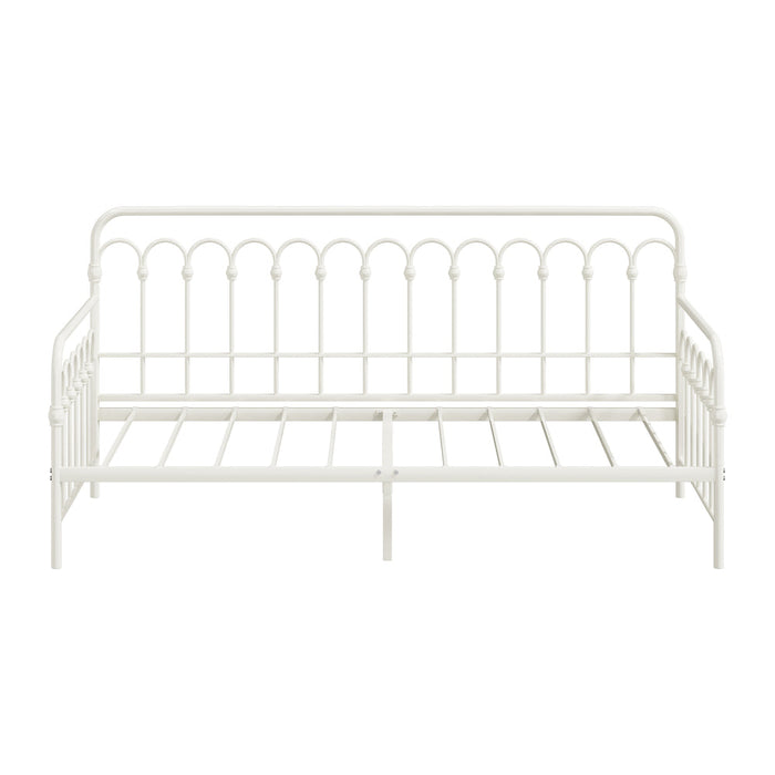 Reggio Pulo Metal Kids Bed Frame| Kids Two in One Daybed Single Size and Optional Single Rollout Trundle