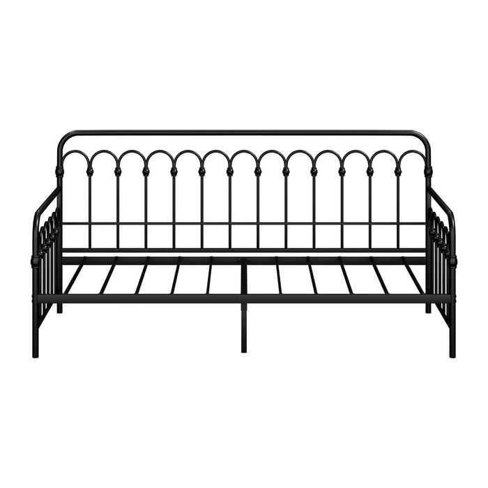 Reggio Pulo Metal Kids Bed Frame| Kids Two in One Daybed Single Size and Optional Single Rollout Trundle