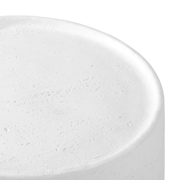 Terzzi Two In One Concrete Romano Stool or Bedside Table | Indoor Outdoor Verstaile Modern Stands