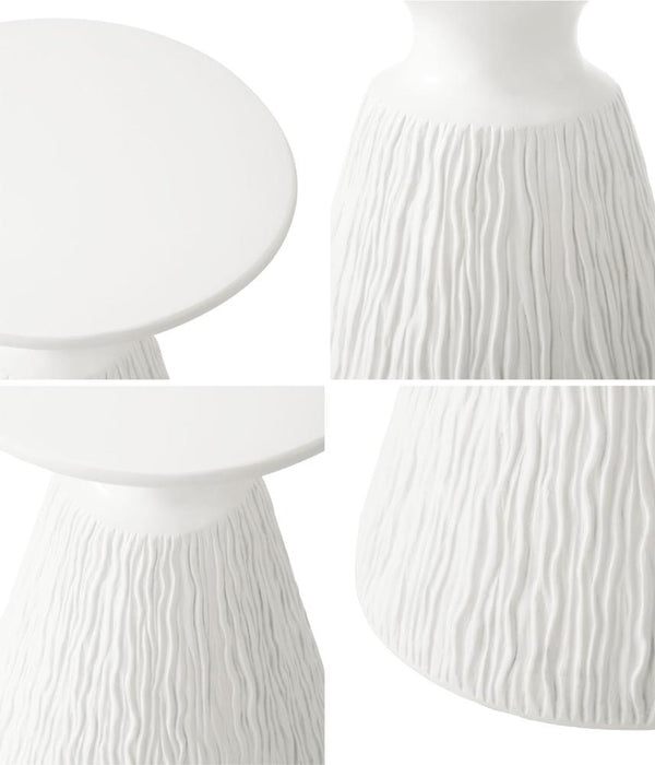 Terzzi Two In One Concrete Lava Stool or Bedside Table | Indoor Outdoor Verstaile Modern Stands
