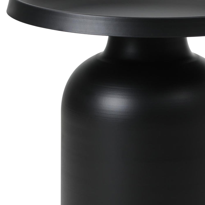 Fresco Designer Smooth Metal Side Table | Verstaile Multi Use End Table Bedside Table