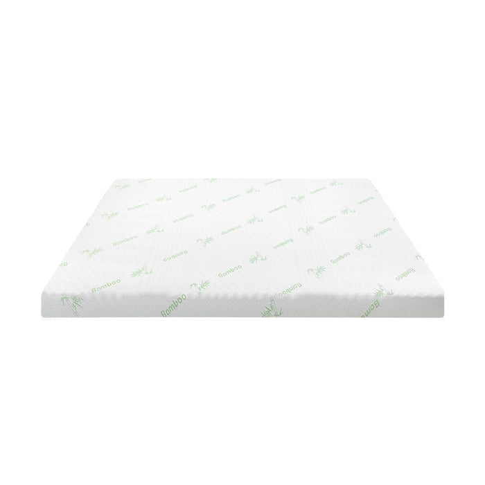 7 Zone 8cm Premium Bamboo GEL Memory Foam Mattress Topper Summer Cooling Memory Foam Topper