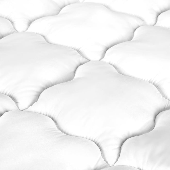 Luxury Soft Premium Lofty 700GSM Memory Fibre Mattress Topper | Anti Allergy Topper