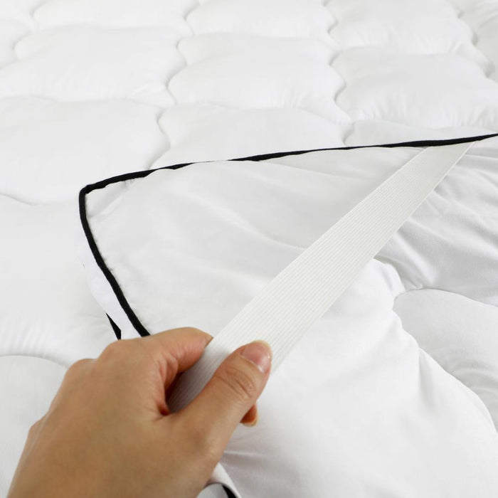 Luxury Soft Premium Lofty 700GSM Memory Fibre Mattress Topper | Anti Allergy Topper