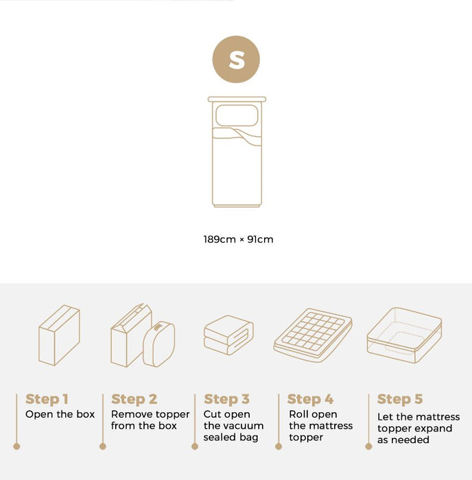 Nuvola Luxe Cloud Sleep 1000GSM Airmax Fully Skirted Mattress Topper | Breathable Cooling Micro Memory Topper