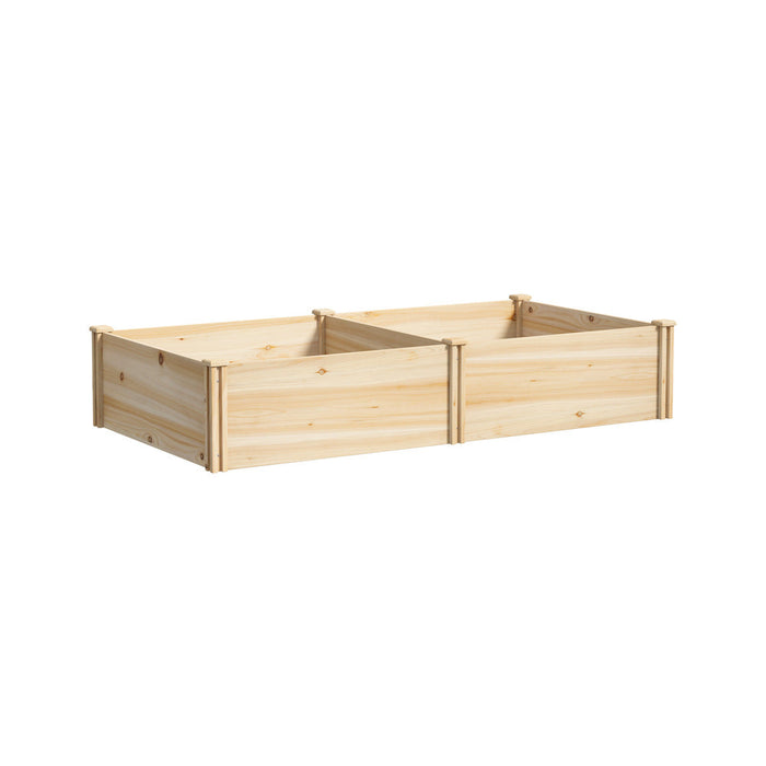 Greenio Premium Wooden Raised Garden Beds | Wooden Timber Multi Sized Planter Boxes