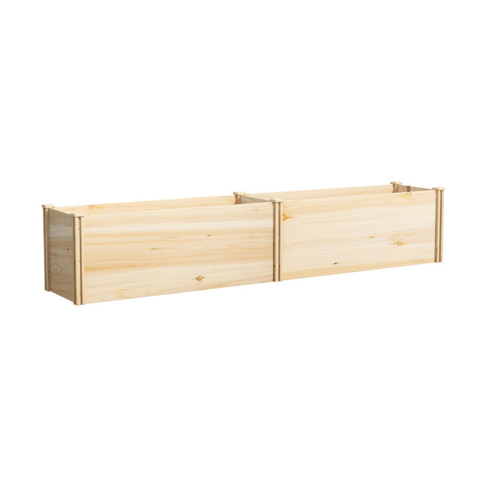 Greenio Premium Wooden Raised Garden Beds | Wooden Timber Multi Sized Planter Boxes