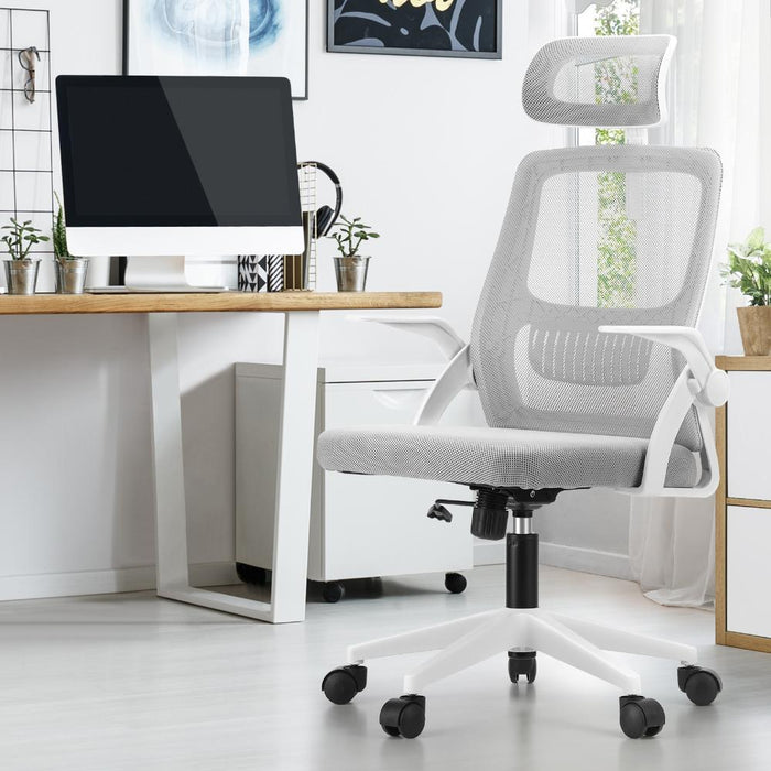 Milano Supreme Ergo Mesh Office Chair | Executive S Curve Adjustable Gaming Computer Chair