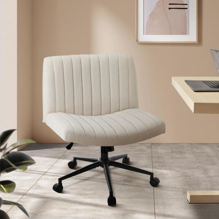 Parisi Retro Mid Back Wide Seat Office Chair |  Adjustable Ultra Comfort Computer Chair
