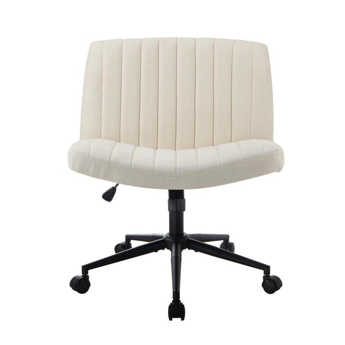 Parisi Retro Mid Back Wide Seat Office Chair |  Adjustable Ultra Comfort Computer Chair