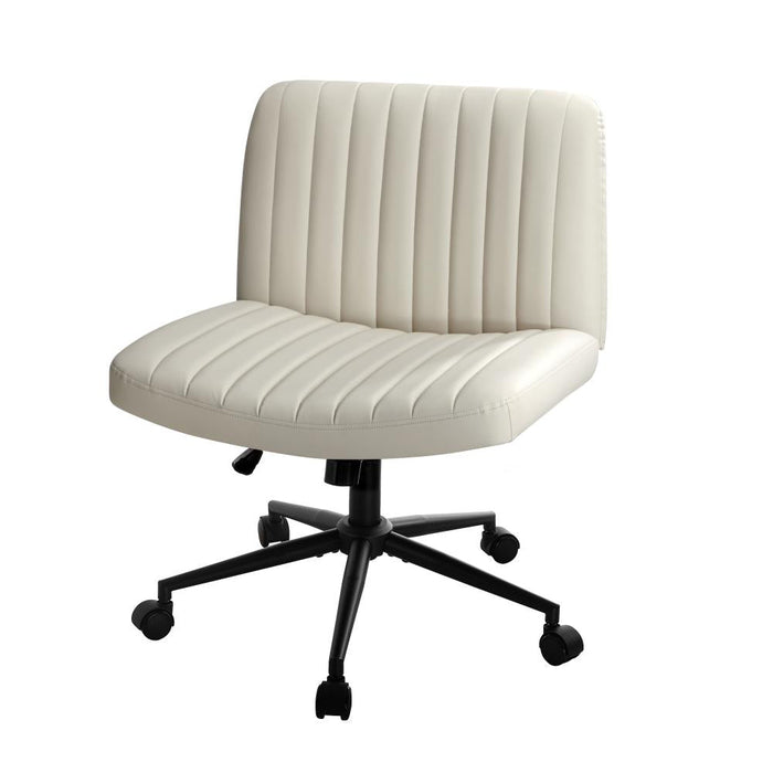 Parisi Retro Mid Back Wide Seat Office Chair |  Adjustable Ultra Comfort Computer Chair