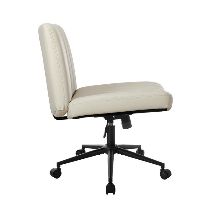Parisi Retro Mid Back Wide Seat Office Chair |  Adjustable Ultra Comfort Computer Chair