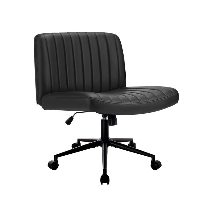 Parisi Retro Mid Back Wide Seat Office Chair |  Adjustable Ultra Comfort Computer Chair