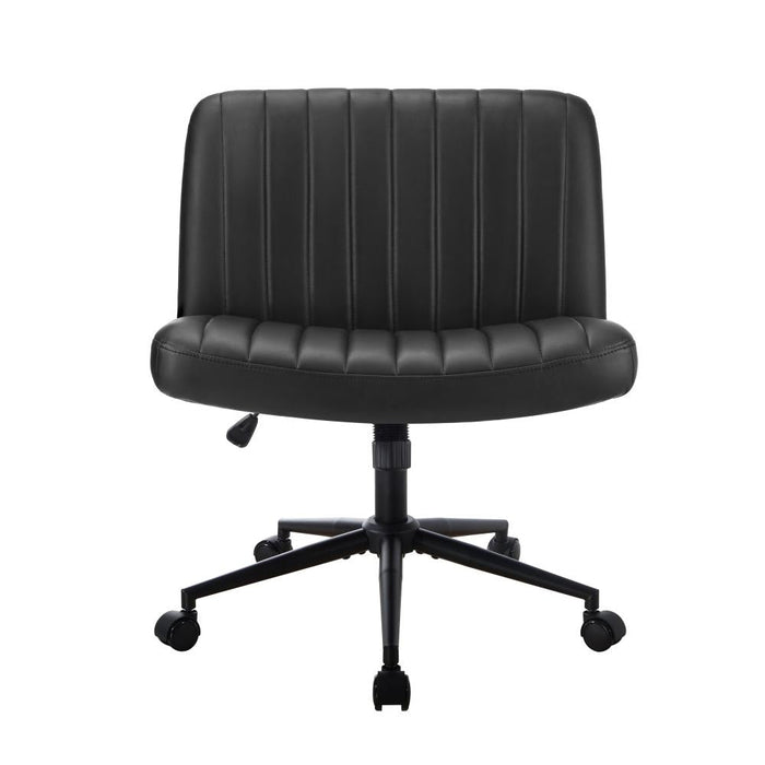 Parisi Retro Mid Back Wide Seat Office Chair |  Adjustable Ultra Comfort Computer Chair